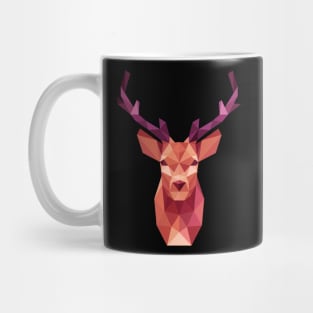 Deer T-Shirt - Deer Face Polygon Design Mug